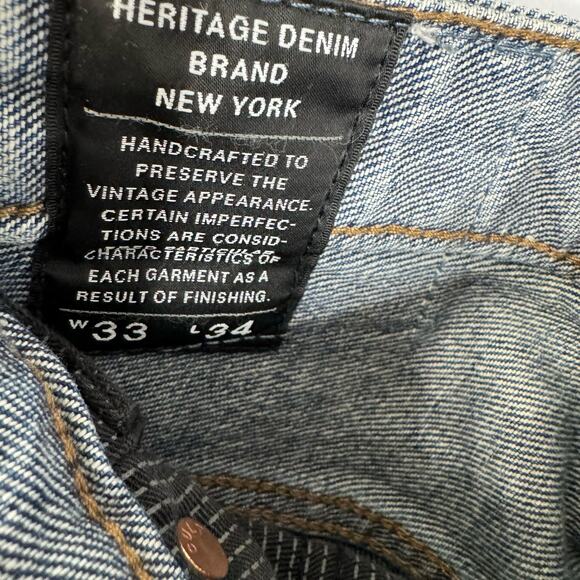 Cult of Individuality Greaser Distressed Straight Leg Jeans Men's 33x34 - Picture 10 of 15